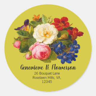 Adesivo Rosas brancas cor-de-rosa Vermelho Laranja Azul Bo