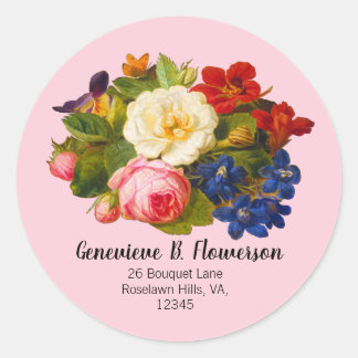 Adesivo Rosas brancas cor-de-rosa Vermelho Laranja Azul Bo