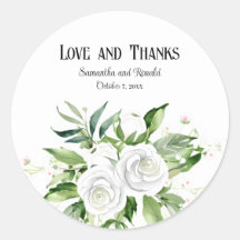 Rosas Brancas Elegantes e Casamento Respiratório d