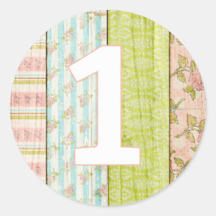 Adesivo Rosas De Algodão Para Chiques primeiros aniversari