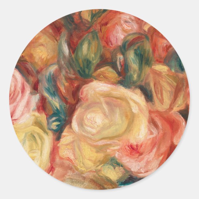 Adesivo Rosas de Auguste Renoir (Frente)