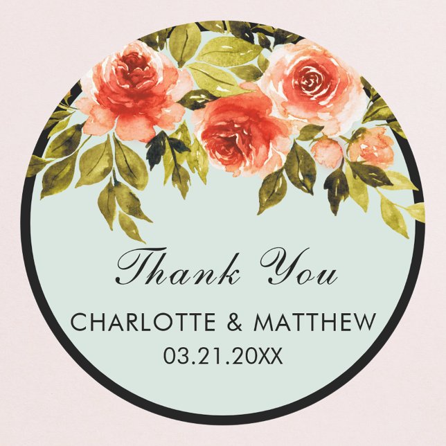 Adesivo Rosas De Mola Verde Da Mint (Criador carregado)