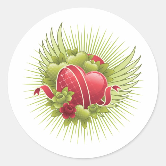 Adesivo Rosas e Asas (Frente)