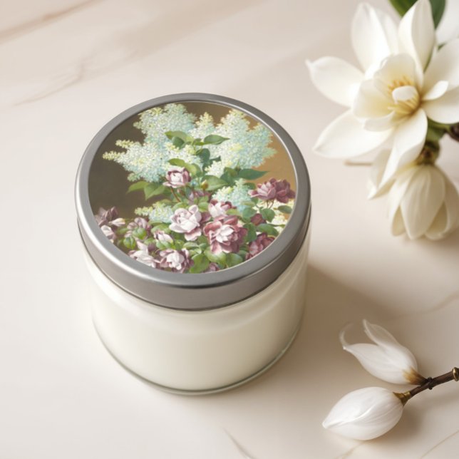 Adesivo Rosas e Lilacs (Criador carregado)