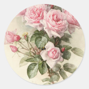 Adesivo Rosas românticos do Victorian do vintage