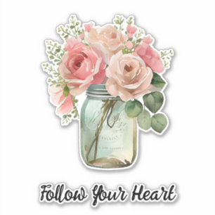 Adesivo Rosas Rosa Floral