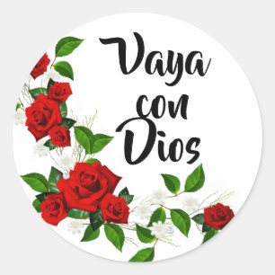 Adesivo Rosas vermelhas de Vaya Con Dios vão com Deus