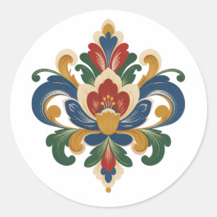 Adesivo Rosemaling Norueguesa