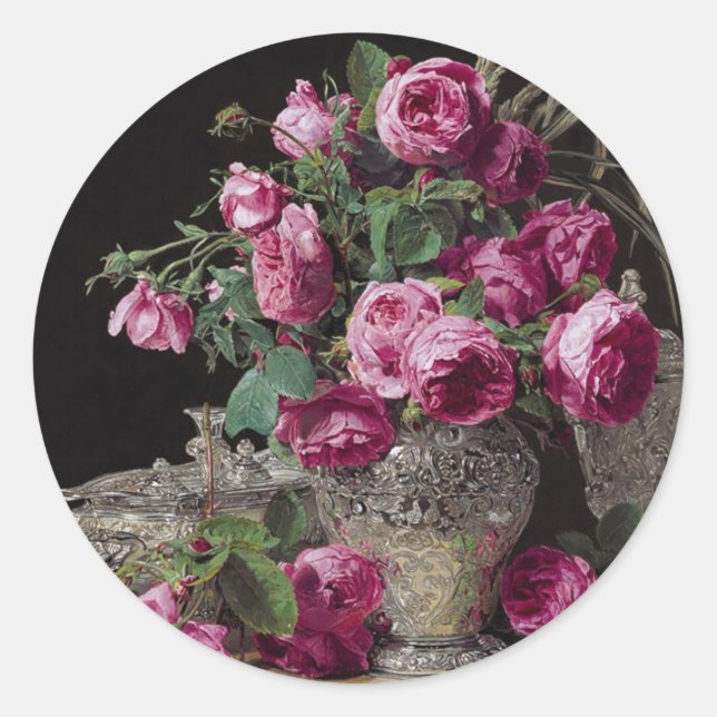 Adesivo Roses - Ferdinand Georg Walmuller (Frente)