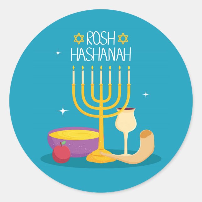 Adesivo Rosh Hashaná   (Frente)