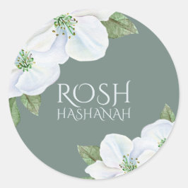 Adesivo Rosh Hashanah Apple Blossom Ano Novo