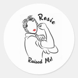 Adesivo Rosie Raised Decade - Impressão de tela