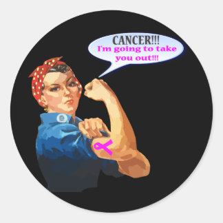 Adesivo Rosie the Riveter Breast Cancer