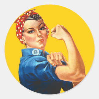 Adesivo Rosie the Riveter Feminismo Vintage Sticker