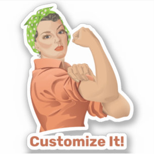 Adesivo Rosie the Riveter Sticker