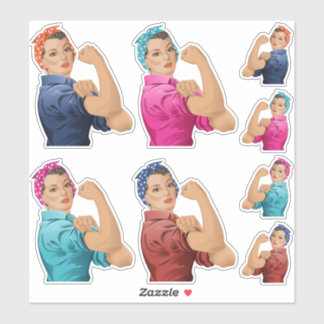 Adesivo Rosie the Riveter Sticker Set