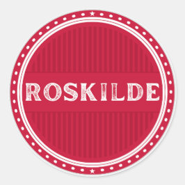 Adesivo Roskilde City Pride Emblem – Danish Identity