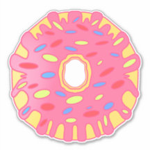 Rosquinha Coberta com Glacê Rosa