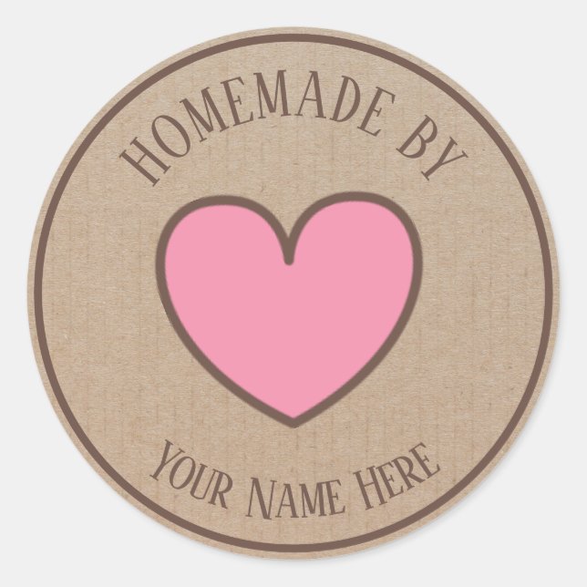 Adesivo Rosquinha Cookie Cake Hearemade Do Vintage Artesan (Frente)