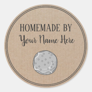 Adesivo Rosquinha Cookie Cake Homemade Por Artesanato Vint