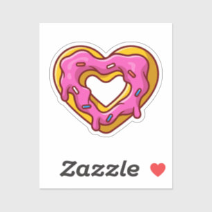 Adesivo Rosquinha de amor bonito