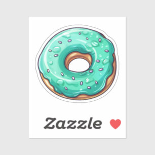 Adesivo Rosquinha de desenho animado