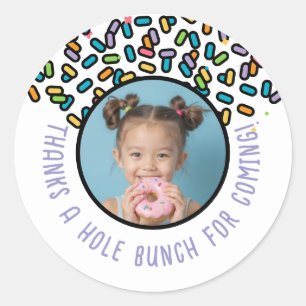 Adesivo Rosquinha de Fotografias Personalizada Esprinkles