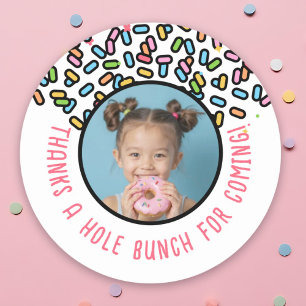 Adesivo Rosquinha de Fotografias Personalizada Esprinkles
