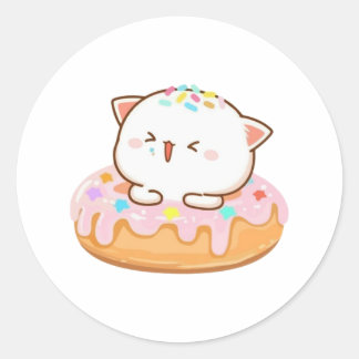 Adesivo Rosquinha De Goma Mochi Peach