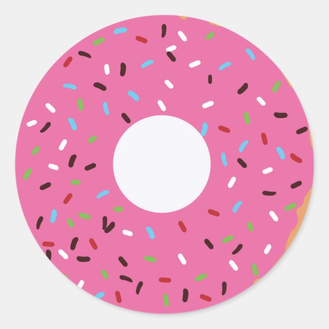 Adesivo Rosquinha Obrigado (Frente)