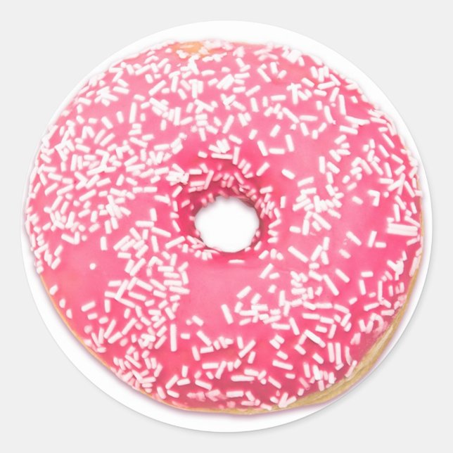 Adesivo Rosquinha rosa (Frente)