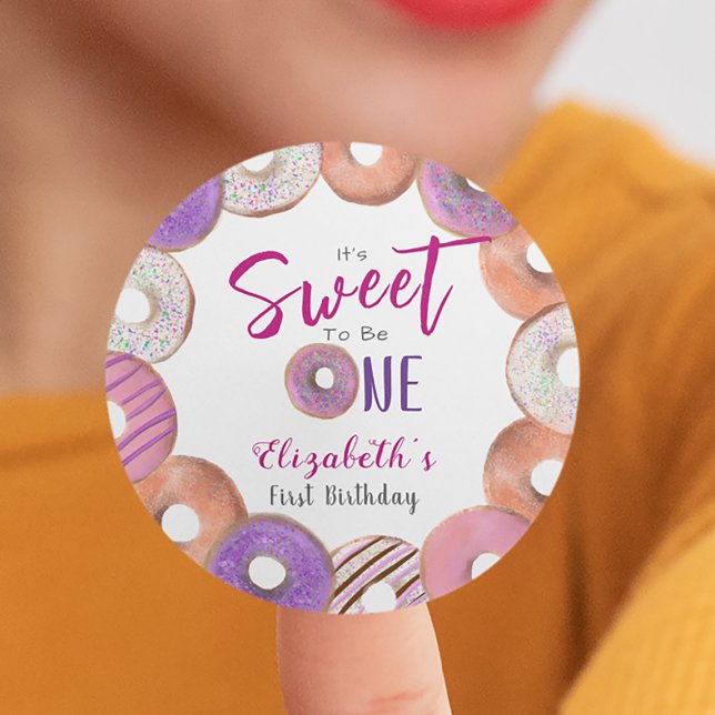 Adesivo Rosquinha Rosa Doce Para Ser Um Único Costume De A (Criador carregado)