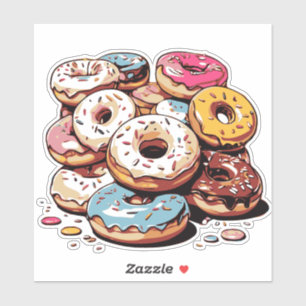 Adesivo Rosquinha Sticker Transparente