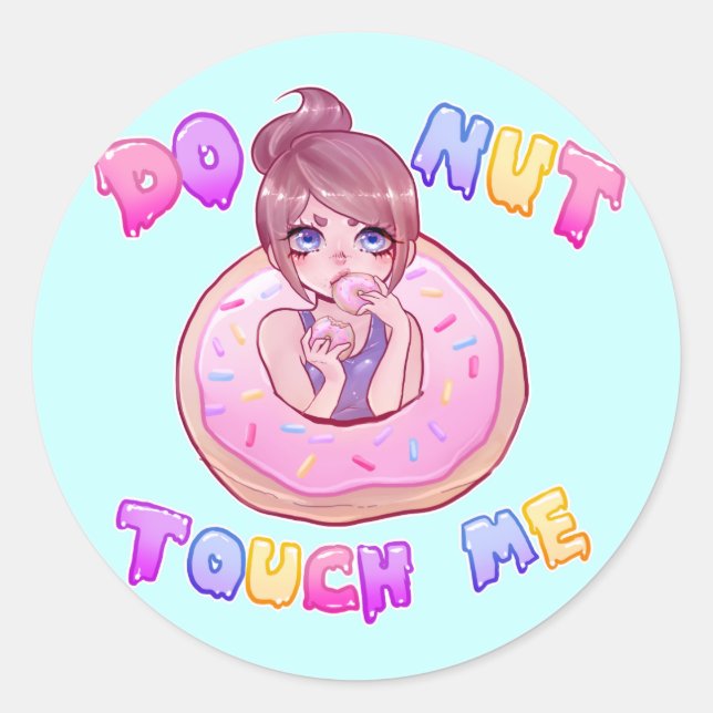 Adesivo ROSQUINHA Touch Me Sticker (Frente)