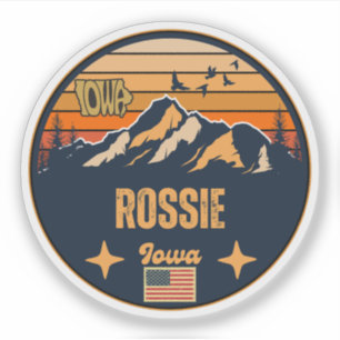 Adesivo Rossie, Iowa