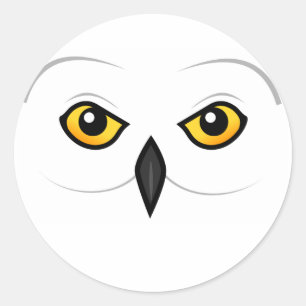 Adesivo Rosto Birdorable Snowy Owl
