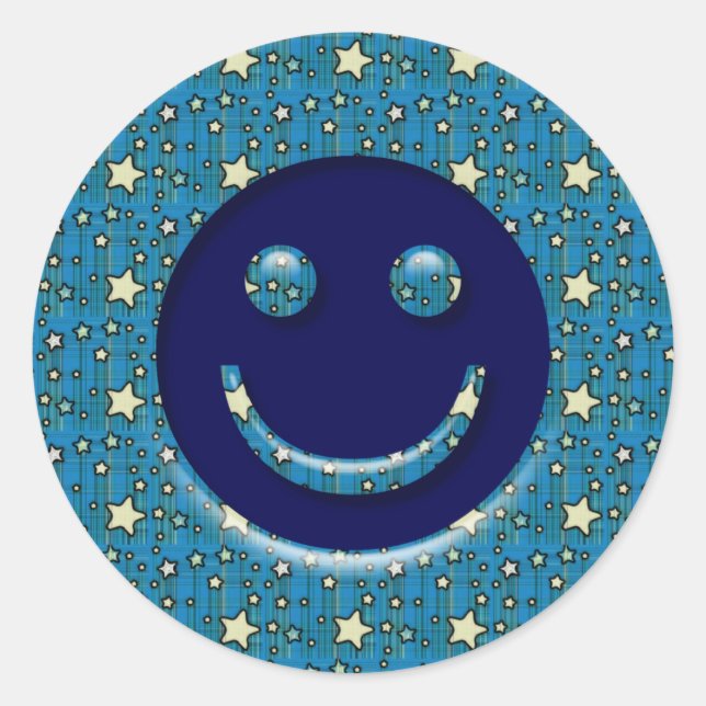 ADESIVO ROSTO COM ESTRELAS (Frente)