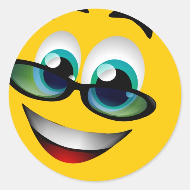 ADESIVO ROSTO COM ÓCULOS (Frente)