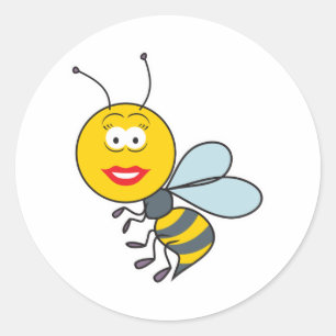 Adesivo Rosto de Abelha Bumble