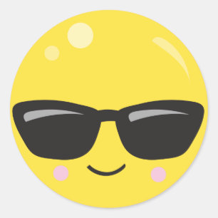 Adesivo Rosto de Emoji