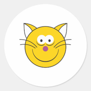 Adesivo Rosto de Gatinho