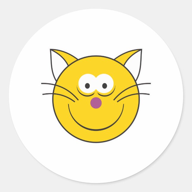 Adesivo Rosto de Gatinho (Frente)