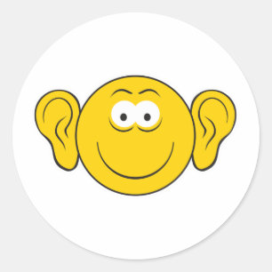 Adesivo Rosto de Grandes Orelhas