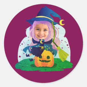 Adesivo Rosto de Menina Personalizado
