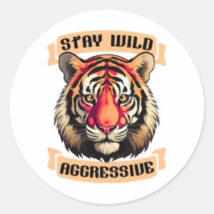 ADESIVO ROSTO DE TIGRE