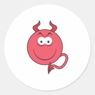 Adesivo Rosto do Diabo