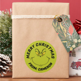 Adesivo Rosto do Grinch | Feliz Natal