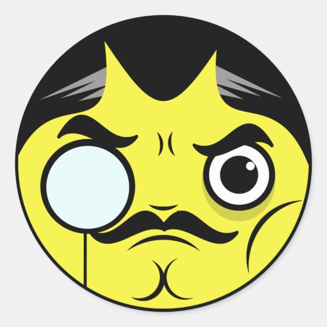 Adesivo Rosto do Snob (Frente)