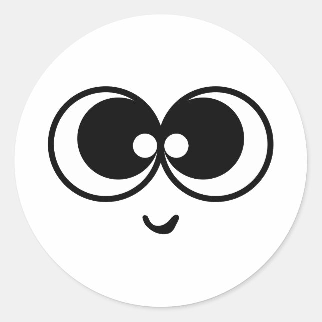 Adesivo Rosto Engraçado (Frente)