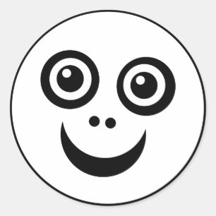 Adesivo Rosto Engraçado (me colorir)